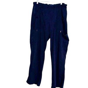 Navy Blue Kor Sapphire Womens Elastic Waist Pants M